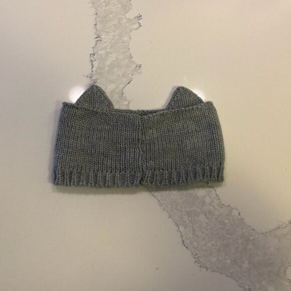 Knit Cat Headband - Women's O/S - Grey, Pink - Picture 2 of 3